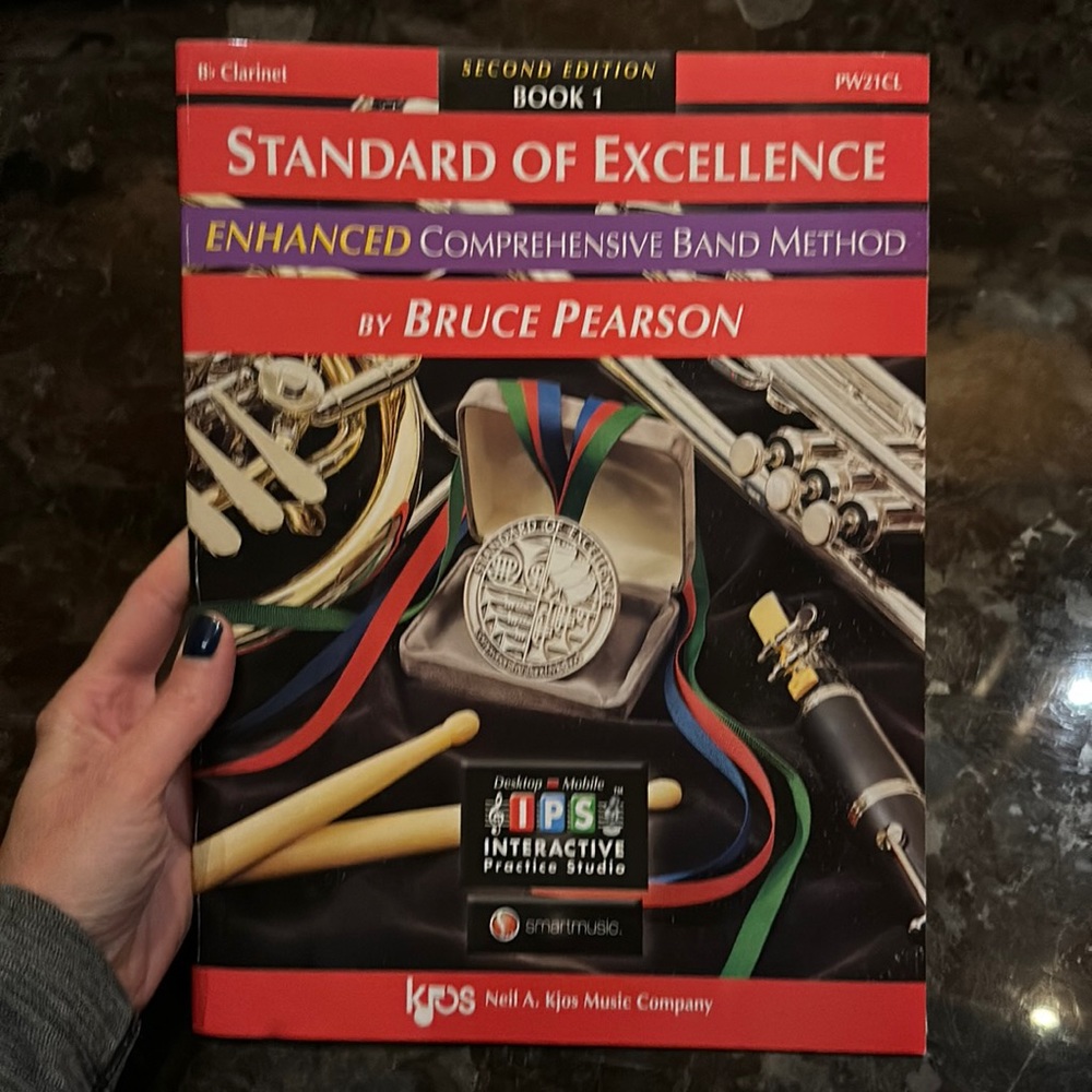 Standard of Excellence Clarinet music book